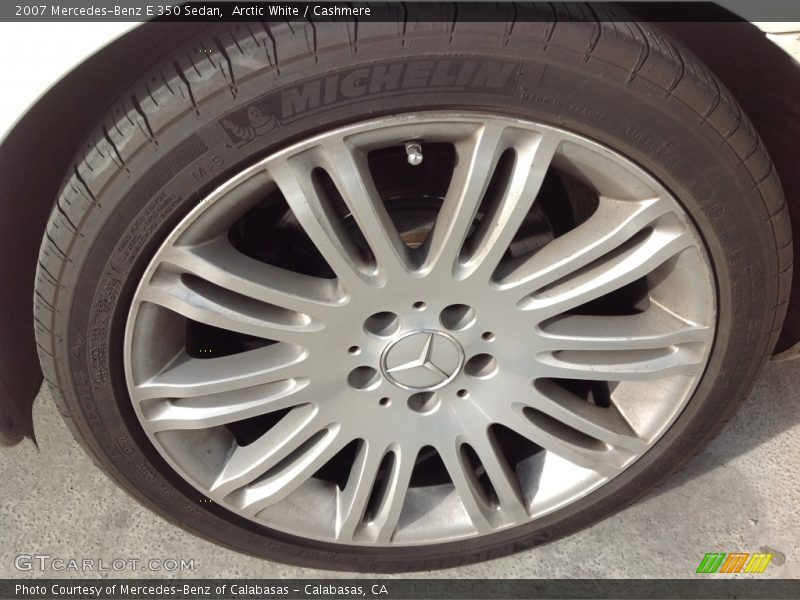 Arctic White / Cashmere 2007 Mercedes-Benz E 350 Sedan