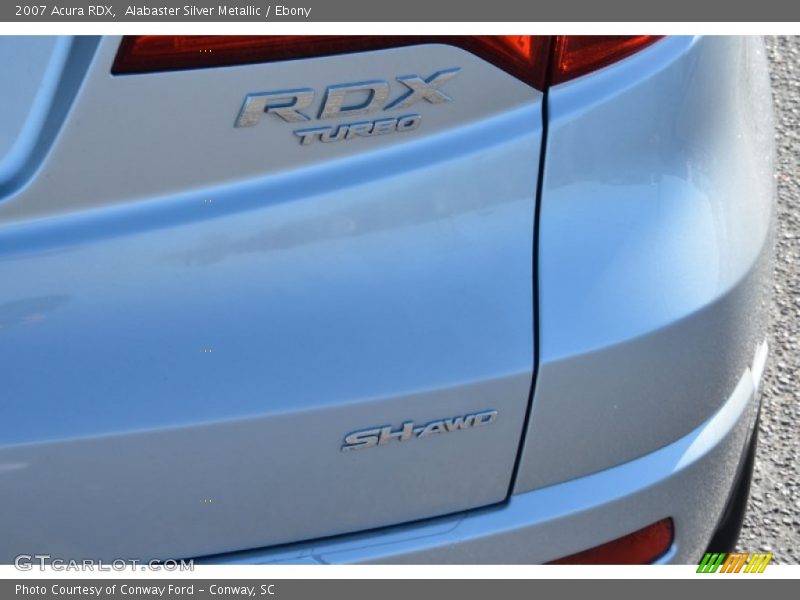 Alabaster Silver Metallic / Ebony 2007 Acura RDX