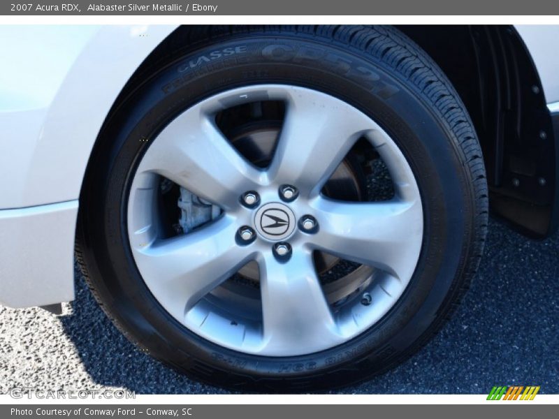 Alabaster Silver Metallic / Ebony 2007 Acura RDX
