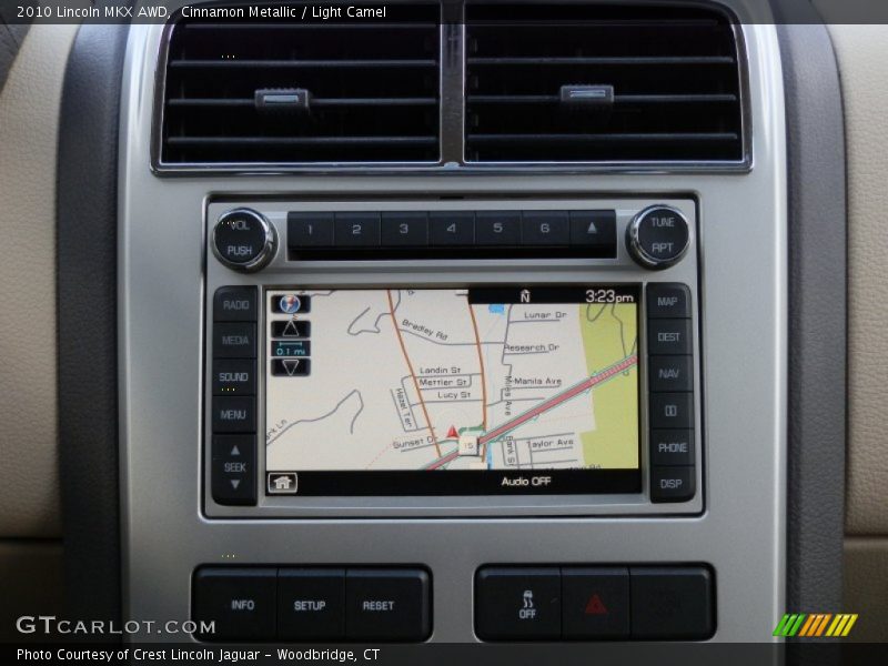 Navigation of 2010 MKX AWD