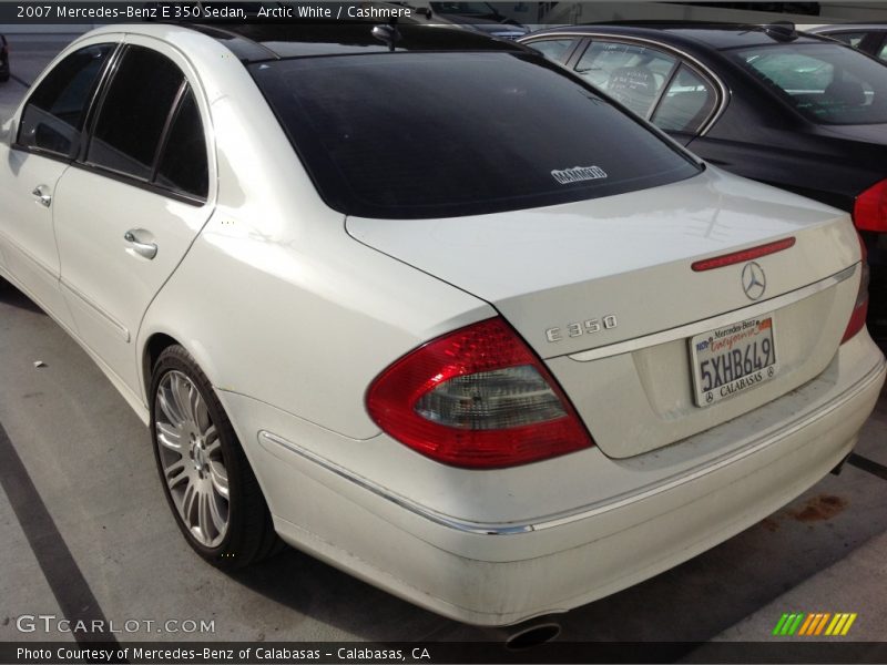 Arctic White / Cashmere 2007 Mercedes-Benz E 350 Sedan