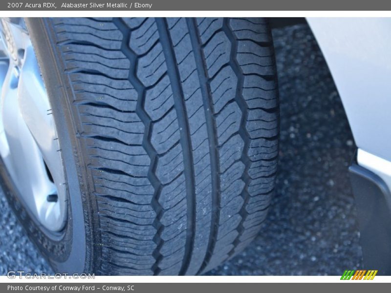 Alabaster Silver Metallic / Ebony 2007 Acura RDX