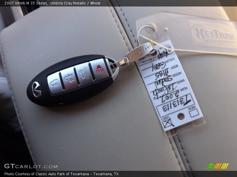 Umbria Gray Metallic / Wheat 2007 Infiniti M 35 Sedan