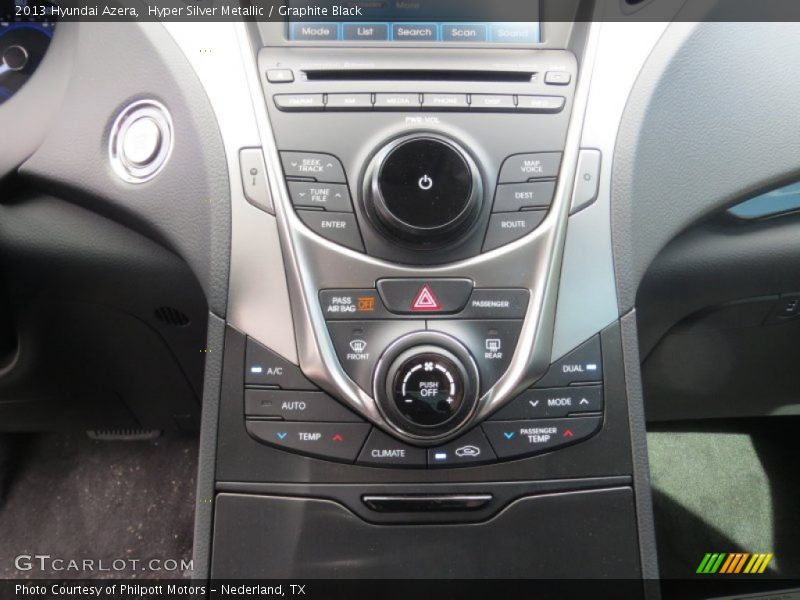 Controls of 2013 Azera 