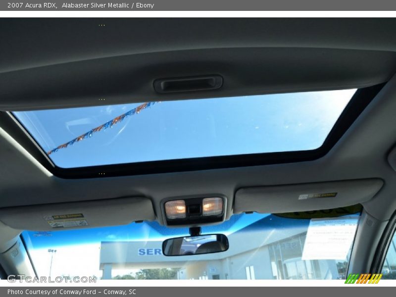 Alabaster Silver Metallic / Ebony 2007 Acura RDX