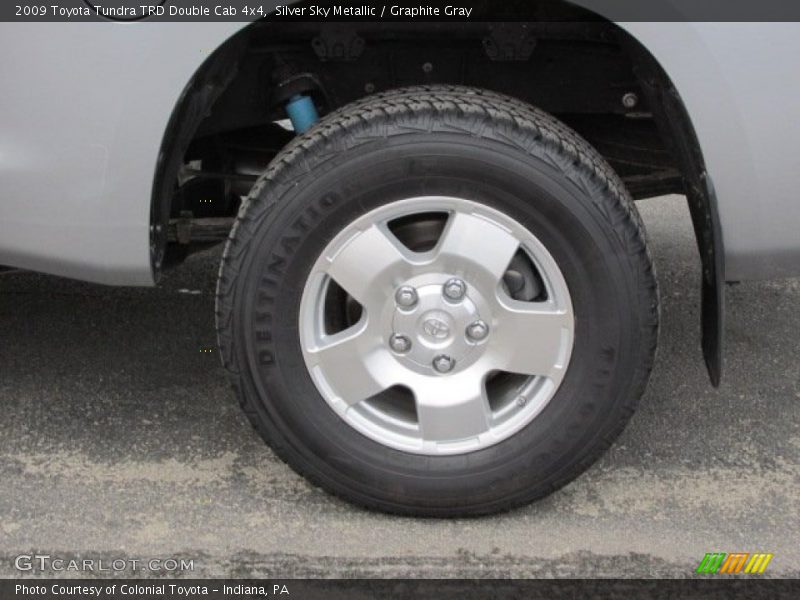 Silver Sky Metallic / Graphite Gray 2009 Toyota Tundra TRD Double Cab 4x4