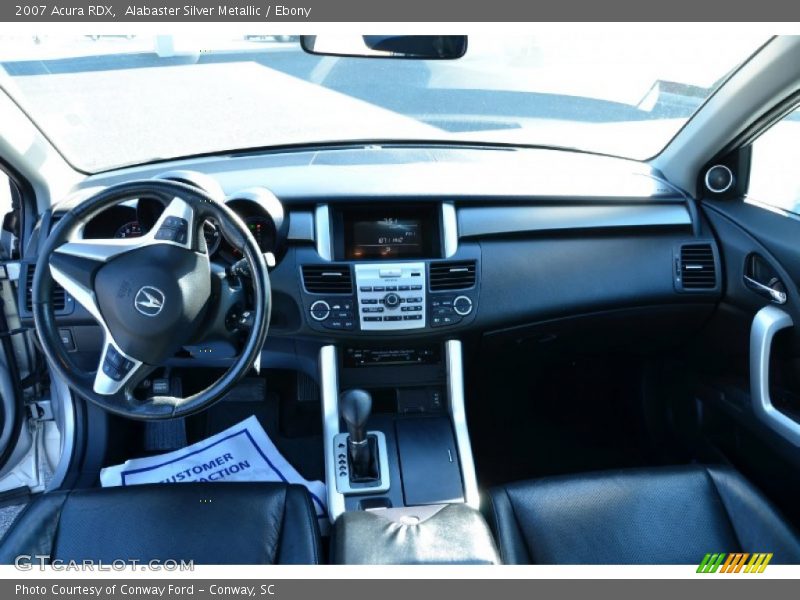 Alabaster Silver Metallic / Ebony 2007 Acura RDX