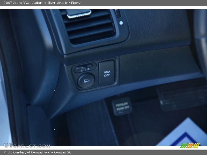 Alabaster Silver Metallic / Ebony 2007 Acura RDX