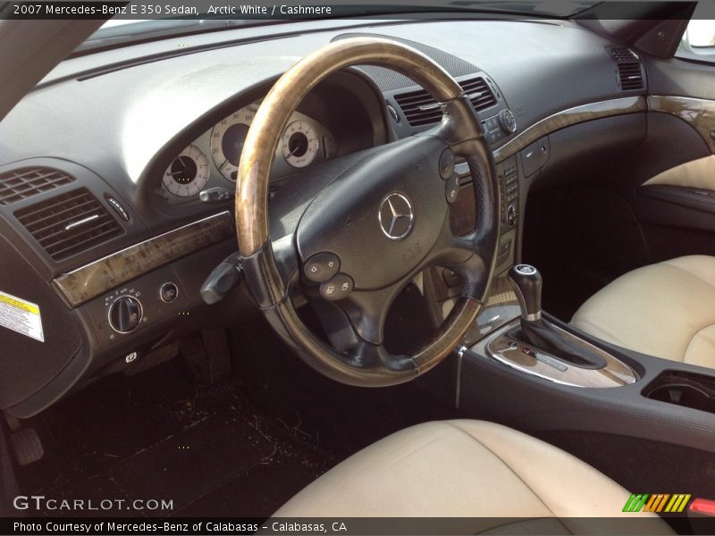 Arctic White / Cashmere 2007 Mercedes-Benz E 350 Sedan