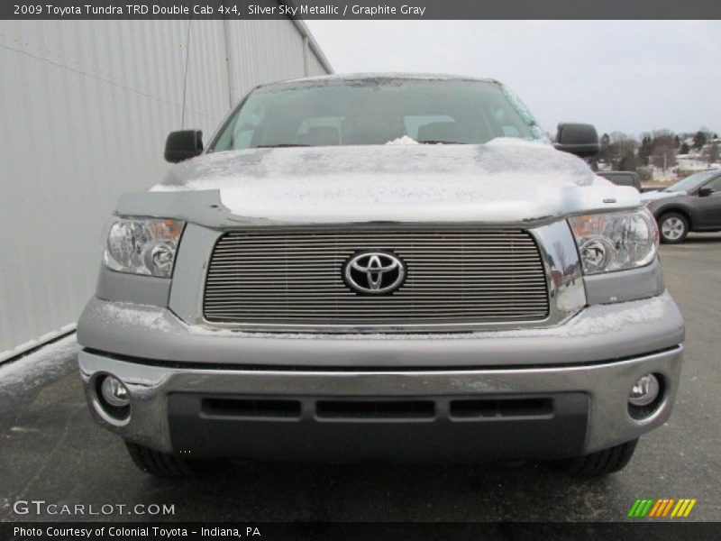 Silver Sky Metallic / Graphite Gray 2009 Toyota Tundra TRD Double Cab 4x4