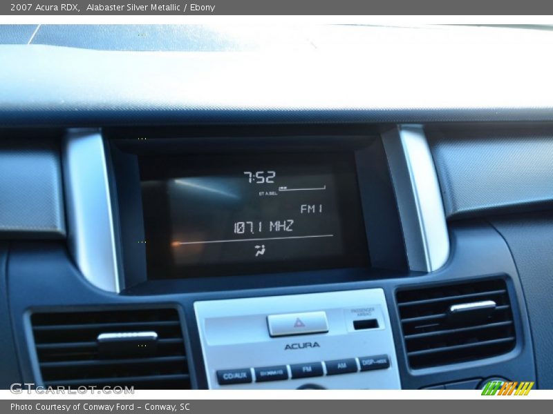 Alabaster Silver Metallic / Ebony 2007 Acura RDX