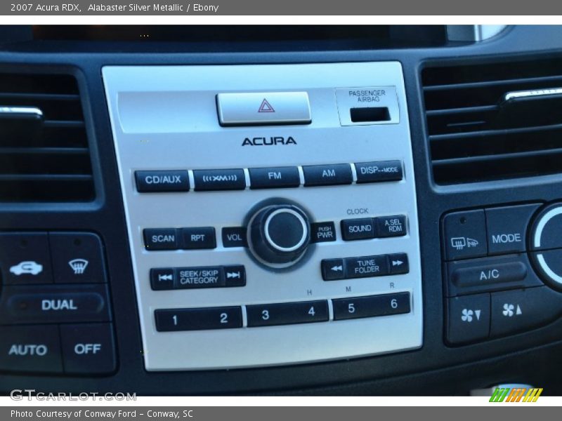 Alabaster Silver Metallic / Ebony 2007 Acura RDX