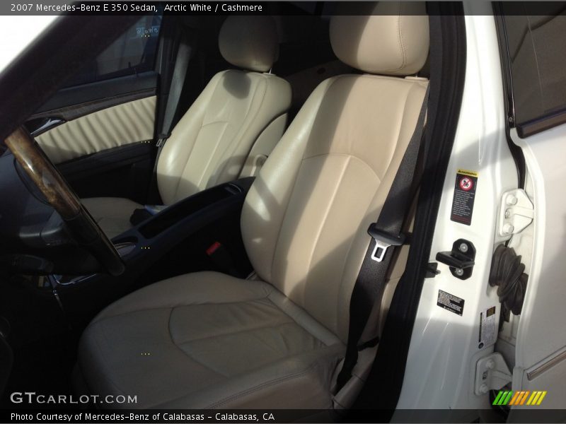 Arctic White / Cashmere 2007 Mercedes-Benz E 350 Sedan