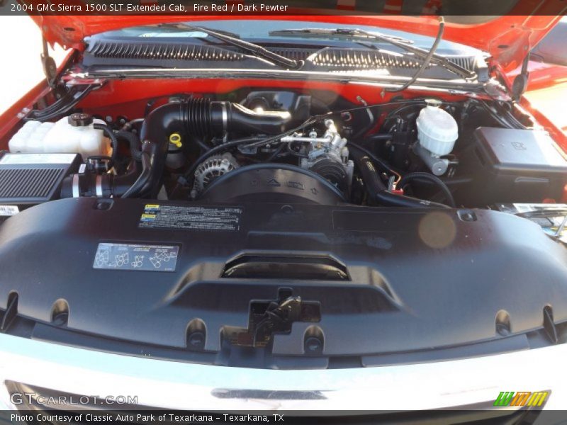 Fire Red / Dark Pewter 2004 GMC Sierra 1500 SLT Extended Cab