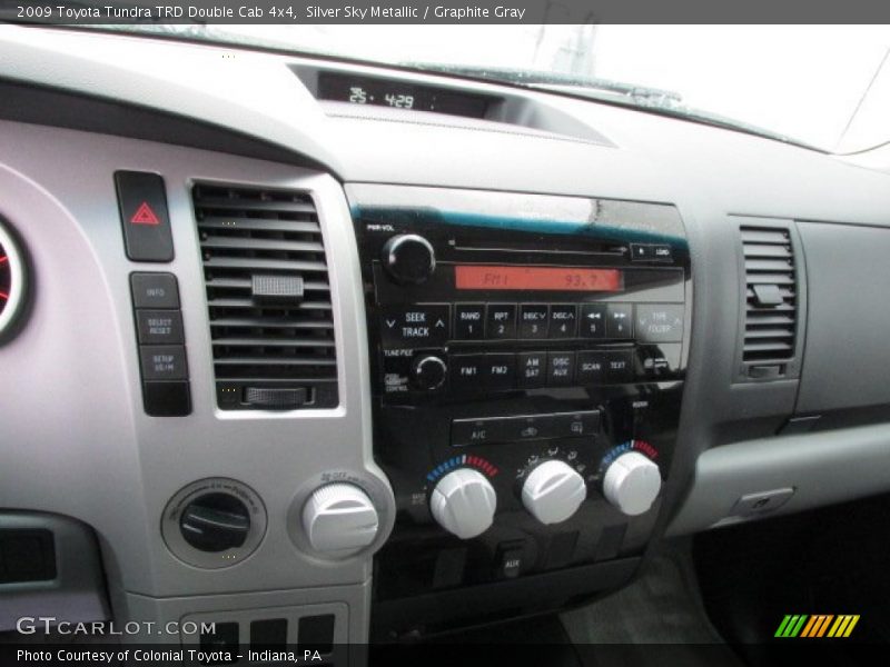 Silver Sky Metallic / Graphite Gray 2009 Toyota Tundra TRD Double Cab 4x4