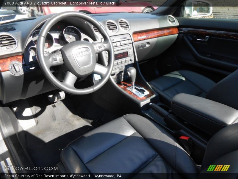 Black Interior - 2008 A4 3.2 quattro Cabriolet 