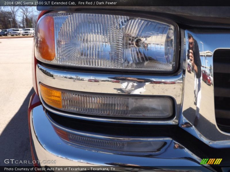 Fire Red / Dark Pewter 2004 GMC Sierra 1500 SLT Extended Cab
