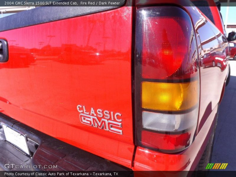 Fire Red / Dark Pewter 2004 GMC Sierra 1500 SLT Extended Cab