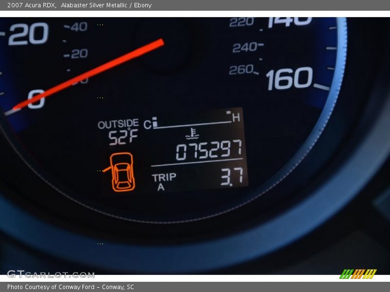 Alabaster Silver Metallic / Ebony 2007 Acura RDX