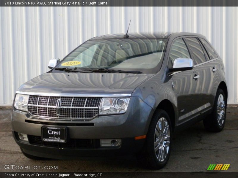 Sterling Grey Metallic / Light Camel 2010 Lincoln MKX AWD