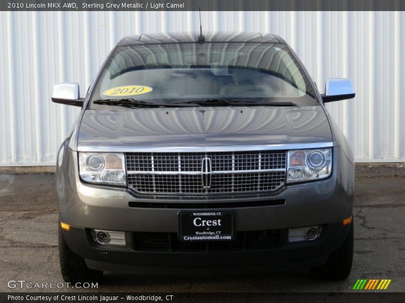 Sterling Grey Metallic / Light Camel 2010 Lincoln MKX AWD