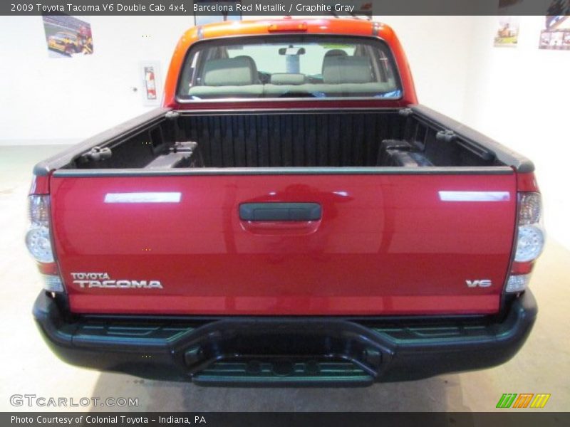 Barcelona Red Metallic / Graphite Gray 2009 Toyota Tacoma V6 Double Cab 4x4