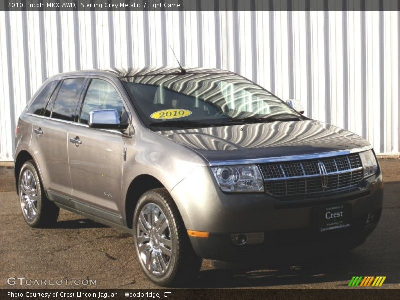 Sterling Grey Metallic / Light Camel 2010 Lincoln MKX AWD