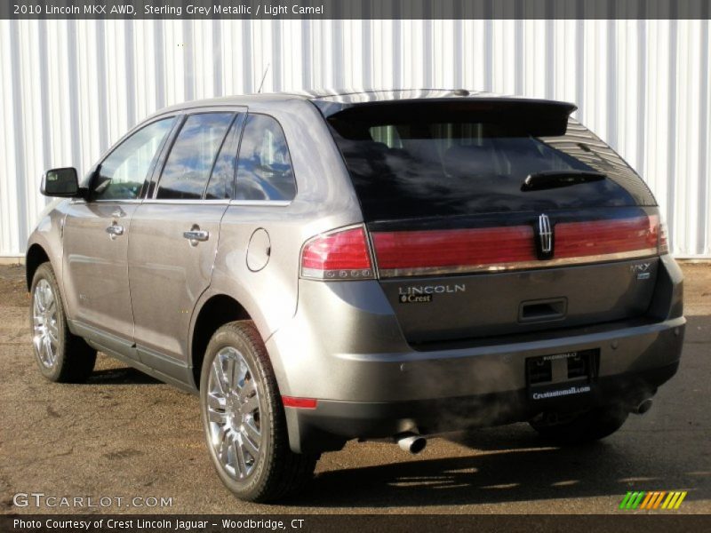 Sterling Grey Metallic / Light Camel 2010 Lincoln MKX AWD