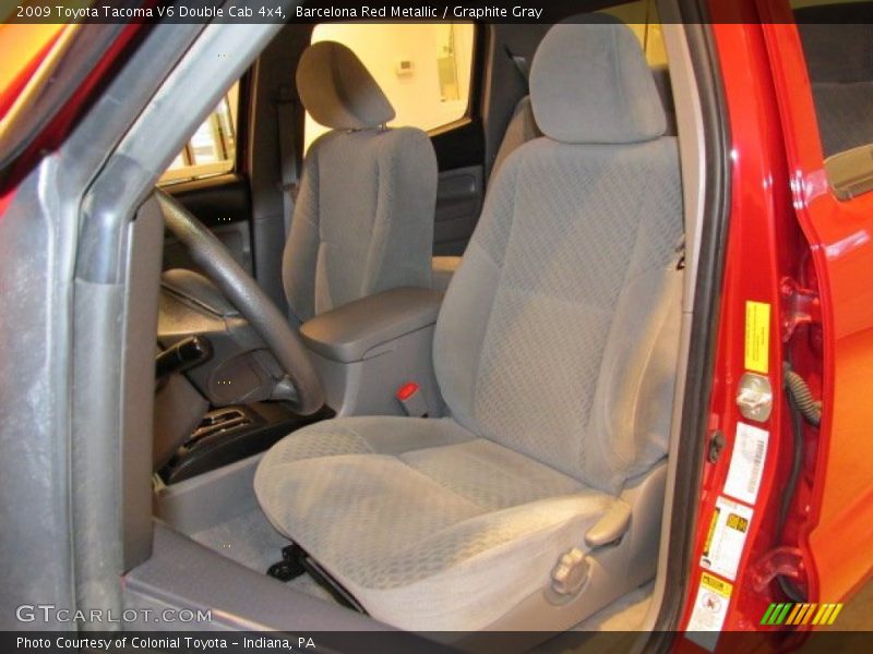 Barcelona Red Metallic / Graphite Gray 2009 Toyota Tacoma V6 Double Cab 4x4