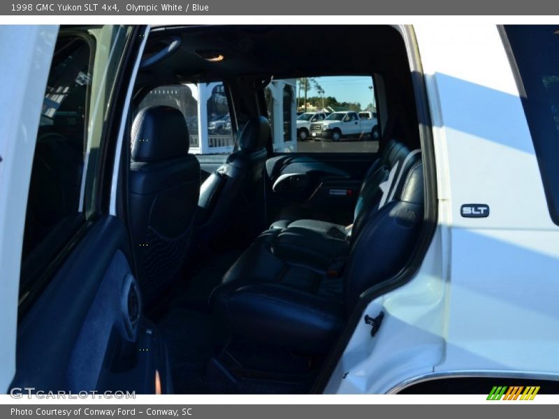 Olympic White / Blue 1998 GMC Yukon SLT 4x4