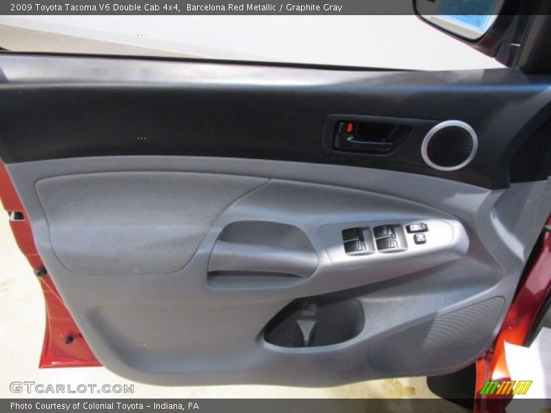 Barcelona Red Metallic / Graphite Gray 2009 Toyota Tacoma V6 Double Cab 4x4