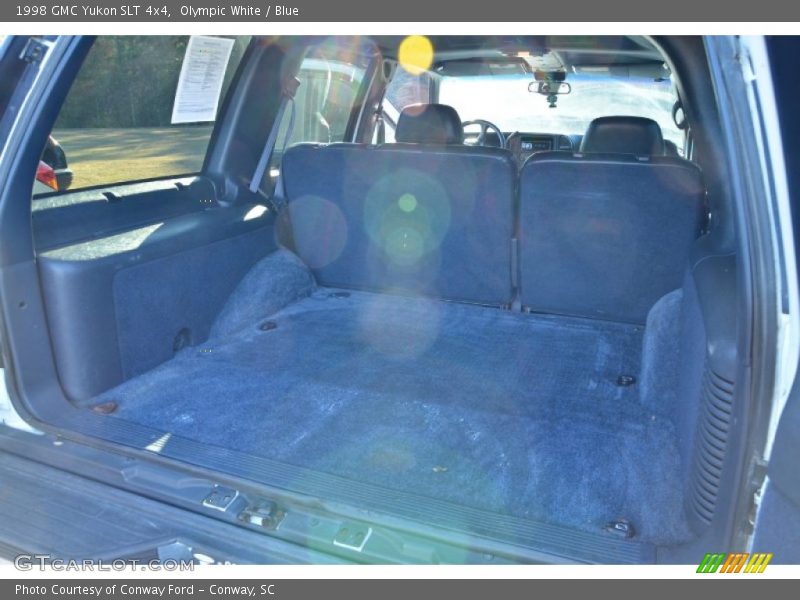 Olympic White / Blue 1998 GMC Yukon SLT 4x4