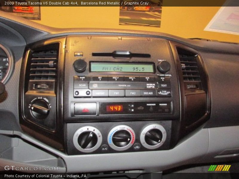 Barcelona Red Metallic / Graphite Gray 2009 Toyota Tacoma V6 Double Cab 4x4