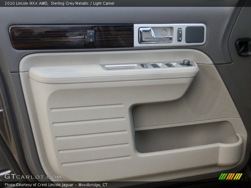 Sterling Grey Metallic / Light Camel 2010 Lincoln MKX AWD