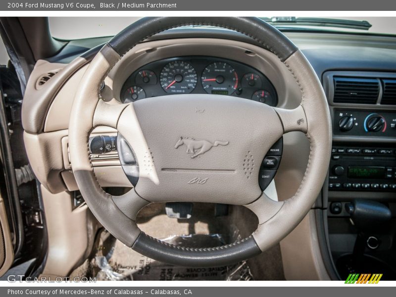 2004 Mustang V6 Coupe Steering Wheel