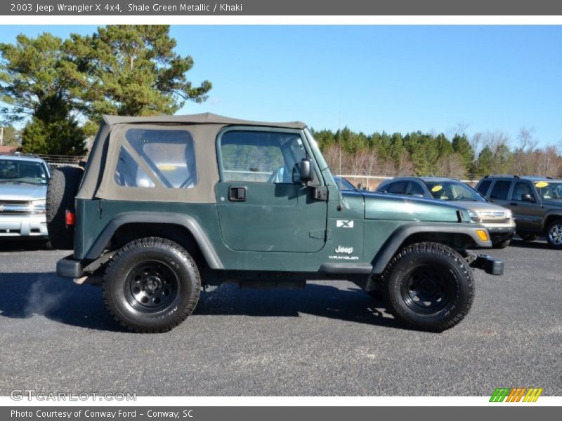  2003 Wrangler X 4x4 Shale Green Metallic