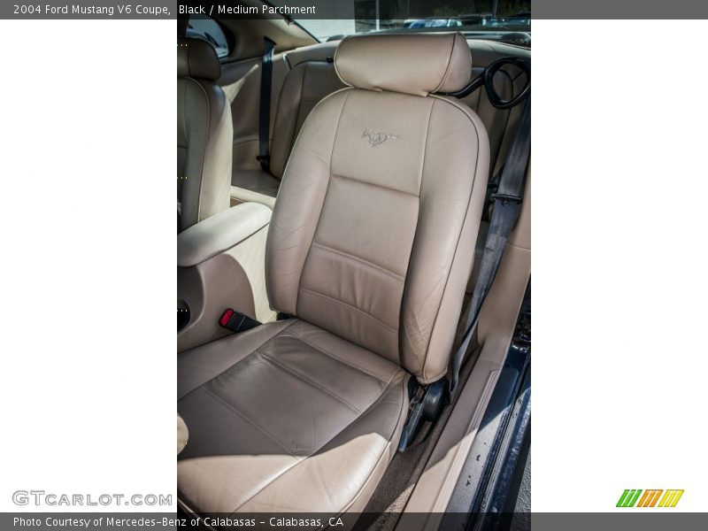 Front Seat of 2004 Mustang V6 Coupe
