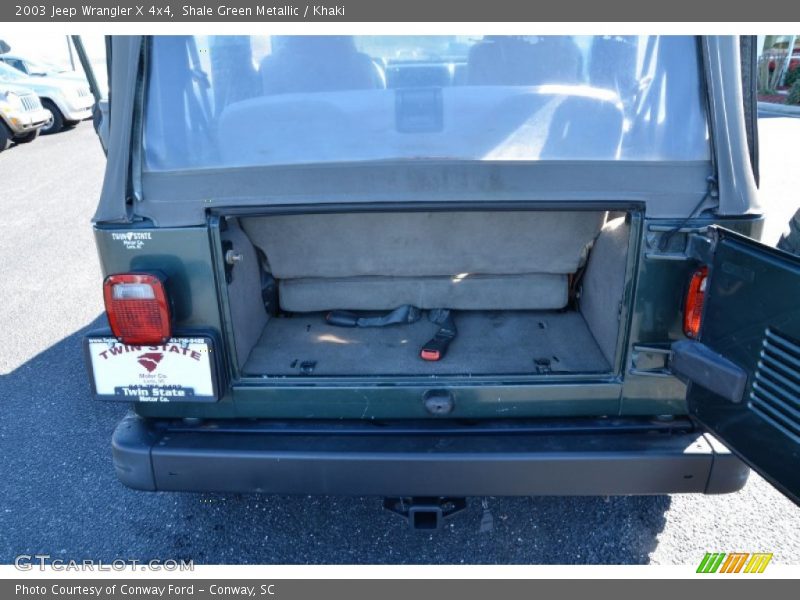 Shale Green Metallic / Khaki 2003 Jeep Wrangler X 4x4