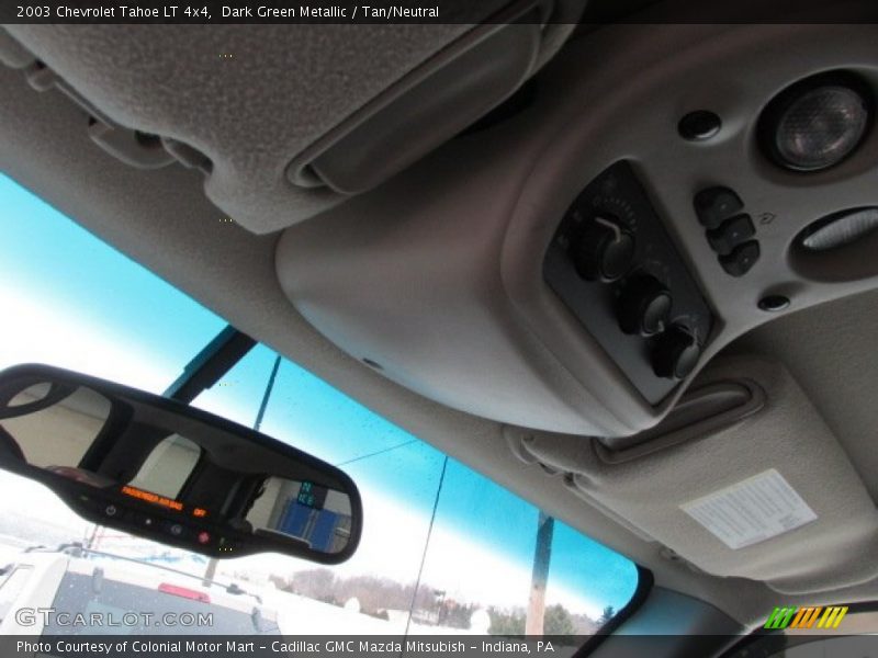 Dark Green Metallic / Tan/Neutral 2003 Chevrolet Tahoe LT 4x4