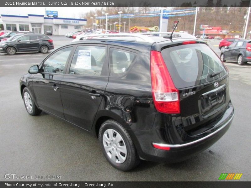 Black Noir Pearl / Beige 2011 Hyundai Elantra Touring GLS