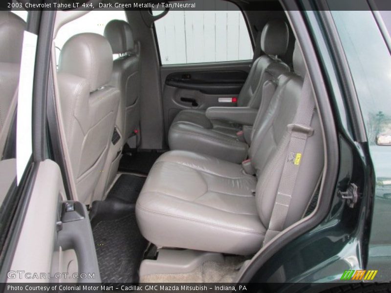 Dark Green Metallic / Tan/Neutral 2003 Chevrolet Tahoe LT 4x4