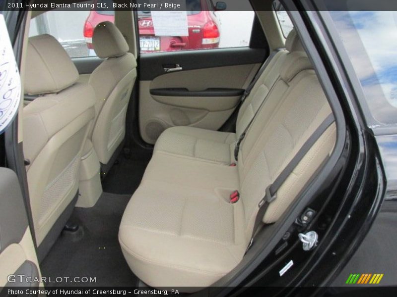 Black Noir Pearl / Beige 2011 Hyundai Elantra Touring GLS