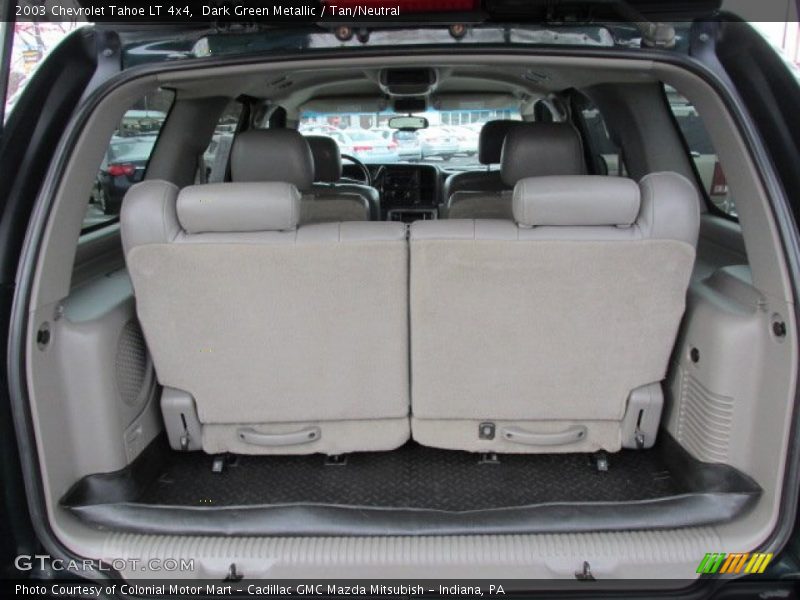 Dark Green Metallic / Tan/Neutral 2003 Chevrolet Tahoe LT 4x4