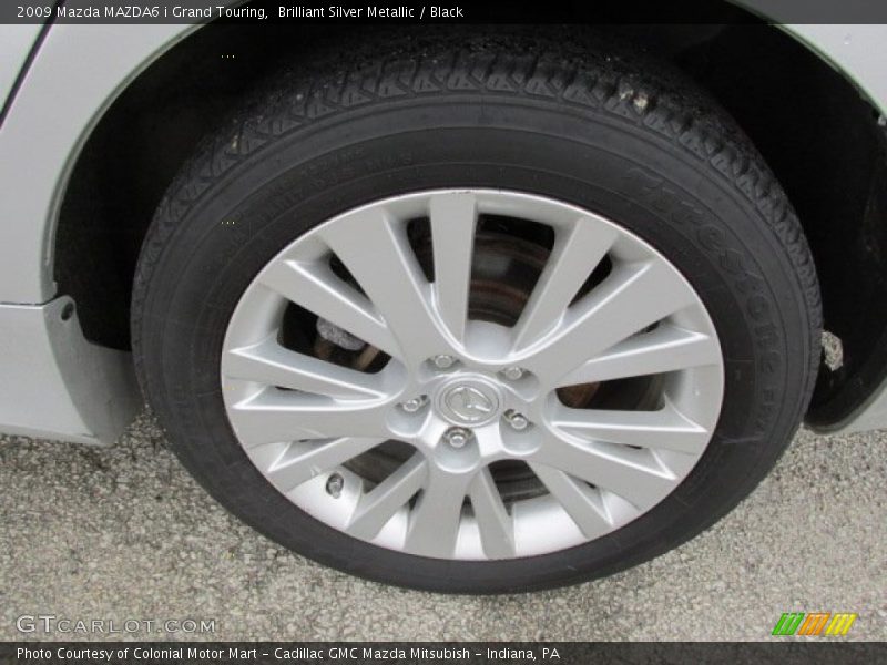Brilliant Silver Metallic / Black 2009 Mazda MAZDA6 i Grand Touring