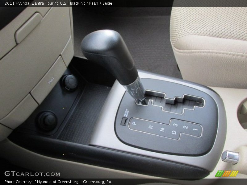 Black Noir Pearl / Beige 2011 Hyundai Elantra Touring GLS