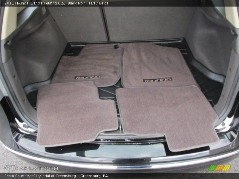 Black Noir Pearl / Beige 2011 Hyundai Elantra Touring GLS