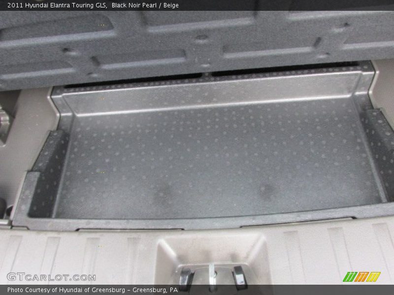 Black Noir Pearl / Beige 2011 Hyundai Elantra Touring GLS