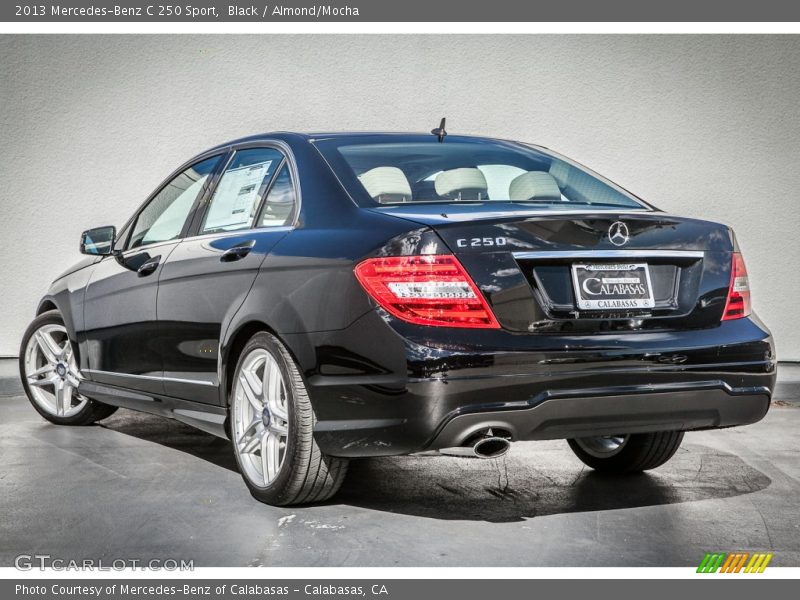 Black / Almond/Mocha 2013 Mercedes-Benz C 250 Sport