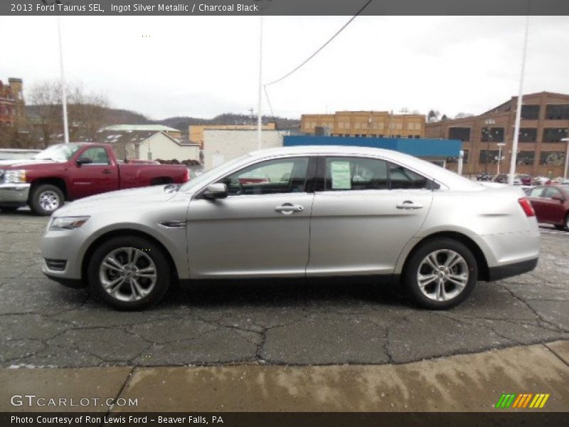 Ingot Silver Metallic / Charcoal Black 2013 Ford Taurus SEL