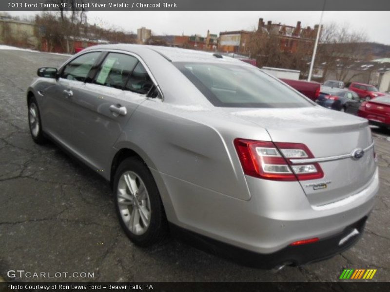 Ingot Silver Metallic / Charcoal Black 2013 Ford Taurus SEL